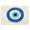 Stupell Industries Evil Eye Shape Striped Mati Symbol Wall Plaque Art